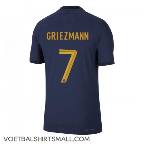 Frankrijk Antoine Griezmann #7 Voetbalkleding Thuisshirt WK 2022 Korte Mouwen